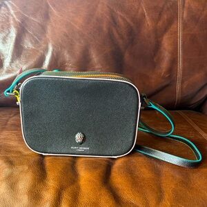 Kurt Geiger Black Crossbody Bag with Colorful Trim
